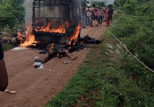 ఘోరం ప్రమాదం..8మంది సజీవ దహనం!