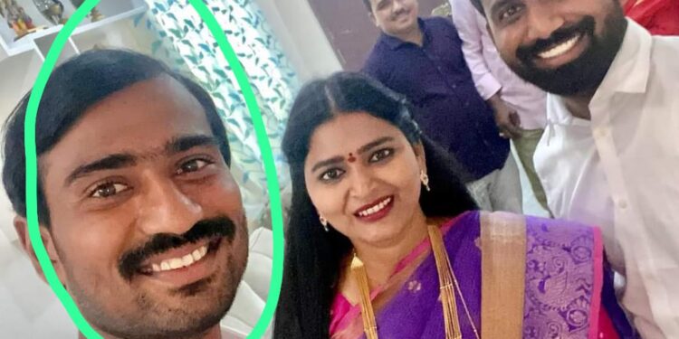 భార్యను బిడ్డను బయటకు పంపి తాళం వేసిన వైసీపీ యువనేత