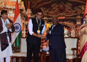 Champions of Change 2024 Award to AMR India Limited Group Chairman and Managing Director A Mahesh Reddy