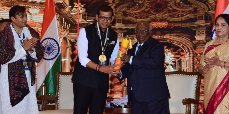 Champions of Change 2024 Award to AMR India Limited Group Chairman and Managing Director A Mahesh Reddy