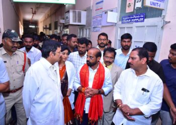 వైద్య రంగానికి పెద్దపీట -మంత్రి సత్యకుమార్ యాదవ్