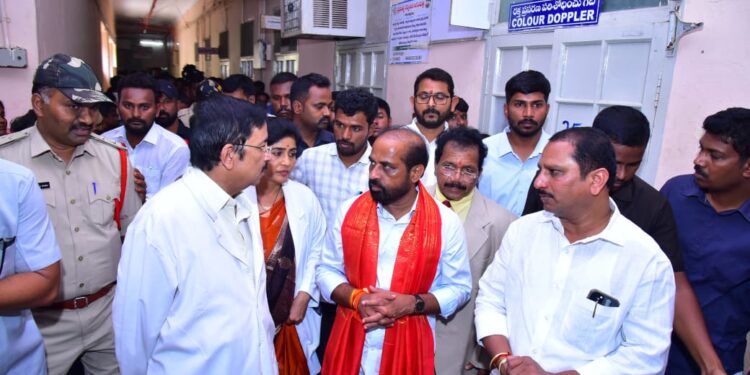 వైద్య రంగానికి పెద్దపీట -మంత్రి సత్యకుమార్ యాదవ్