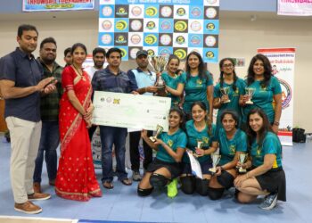 NATF, NASA ఆధ్వర్యంలో సందడిగా సాగిన త్రో బాల్ పోటీలు