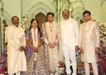 ఘనంగా జరిగిన ఫిలిం ఫైనాన్స్ బంగారు బాబు కొడుకు నిశ్చితార్థం