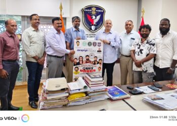 టాలీవుడ్ యువ హీరోలు నటించిన “క్విట్ డ్రగ్స్” థియేట్రికల్ యాడ్ ఫిల్మ్  అండ్ పోస్టర్ ను లాంచ్ చేసిన తెలంగాణ ఈగల్ ఫోర్స్
