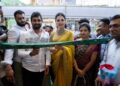 శ్రీకాకుళంలో గోయాజ్ 25వ స్టోర్ ను ప్రారంభించిన హీరోయిన్ నేహా శెట్టి