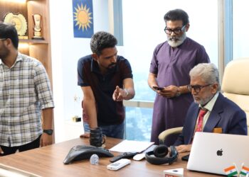 ది బ్రేకింగ్ న్యూస్ మూవీ నుంచి “మేకింగ్ ఆఫ్ విశ్వ” గ్లిమ్స్ విడుదల