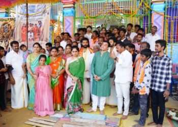 శ్రీ పట్టాభిరామచంద్ర స్వామి ఆలయ ప్రతిష్ఠా మహోత్సవంలో ముఖ్య అతిథిగా పాల్గొన్న దిల్రాజు