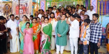 శ్రీ పట్టాభిరామచంద్ర స్వామి ఆలయ ప్రతిష్ఠా మహోత్సవంలో ముఖ్య అతిథిగా పాల్గొన్న దిల్రాజు